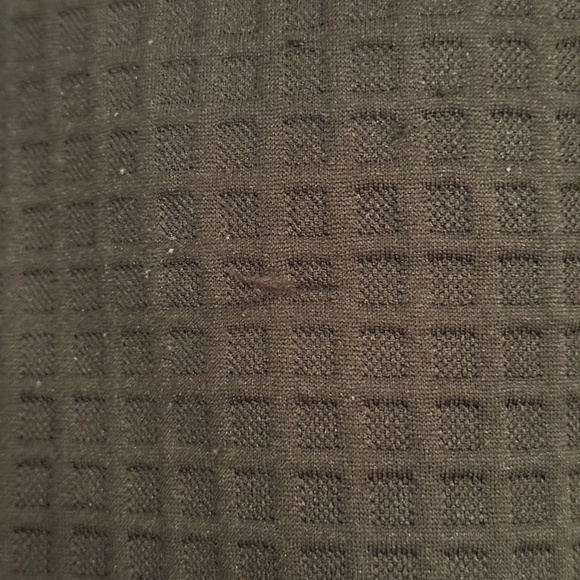 MAX STUDIO Ruched Elbow Sleeve Waffle Knit Top | M - Picture 5 of 6